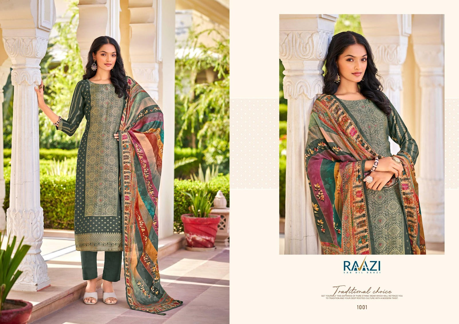 Naisha Raazi Soft Silk Pant Style Suits Wholesaler India