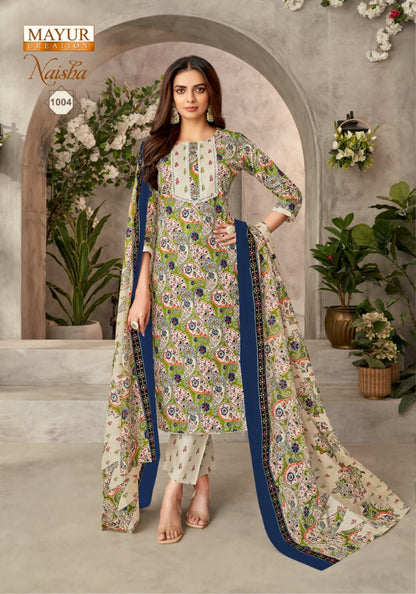 Naisha Vol 1 Mayur Creation Cotton Dress Material Manufacturer India