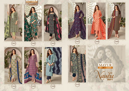 Naisha Vol 1 Mayur Creation Cotton Dress Material Manufacturer India