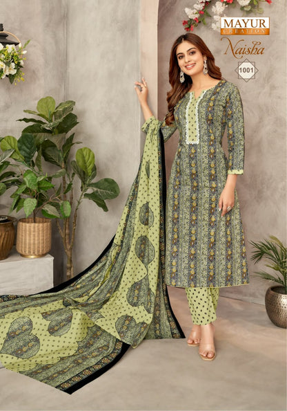 Naisha Vol 1 Mayur Creation Cotton Dress Material Manufacturer India