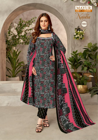 Naisha Vol 1 Mayur Creation Cotton Dress Material Manufacturer India