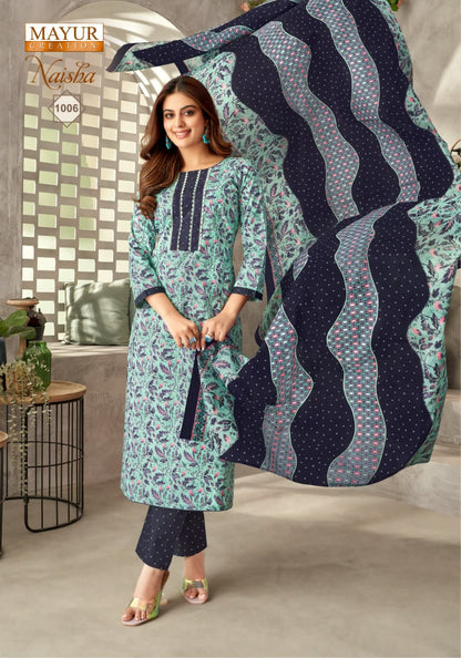 Naisha Vol 1 Mayur Creation Cotton Dress Material Manufacturer India
