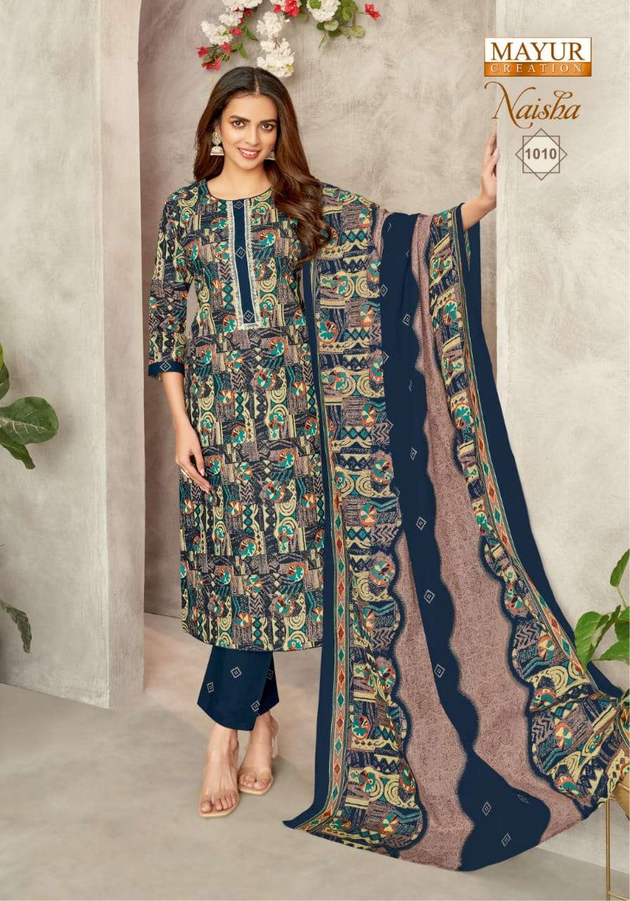 Naisha Vol 1 Mayur Creation Readymade Cotton Pant Suits Wholesale Price