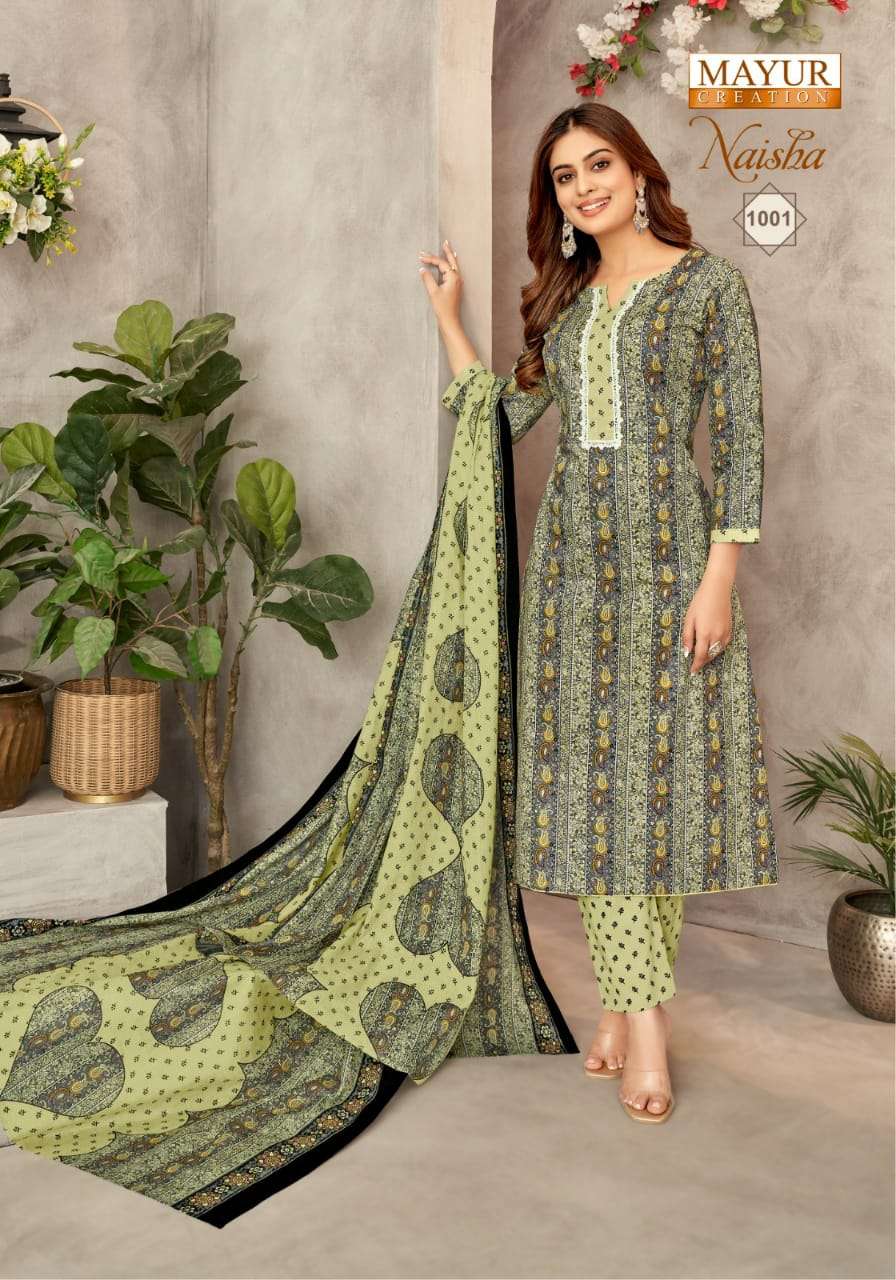 Naisha Vol 1 Mayur Creation Readymade Cotton Pant Suits Wholesale Price