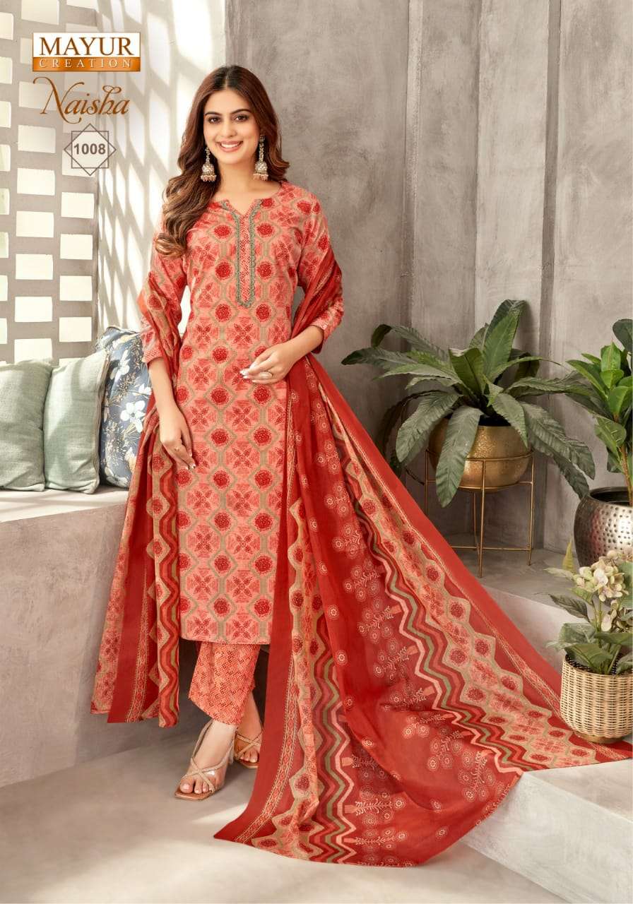 Naisha Vol 1 Mayur Creation Readymade Cotton Pant Suits Wholesale Price