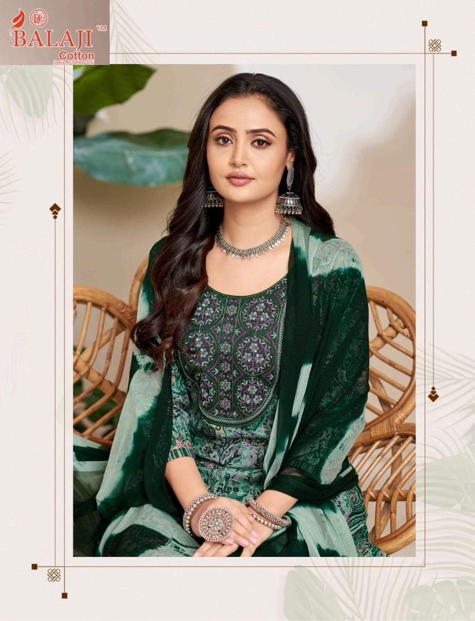 Naishaa Balaji Cotton Readymade Pant Style Suits Wholesaler Gujarat