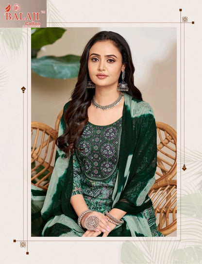 Naishaa Balaji Cotton Readymade Pant Style Suits Wholesaler Gujarat