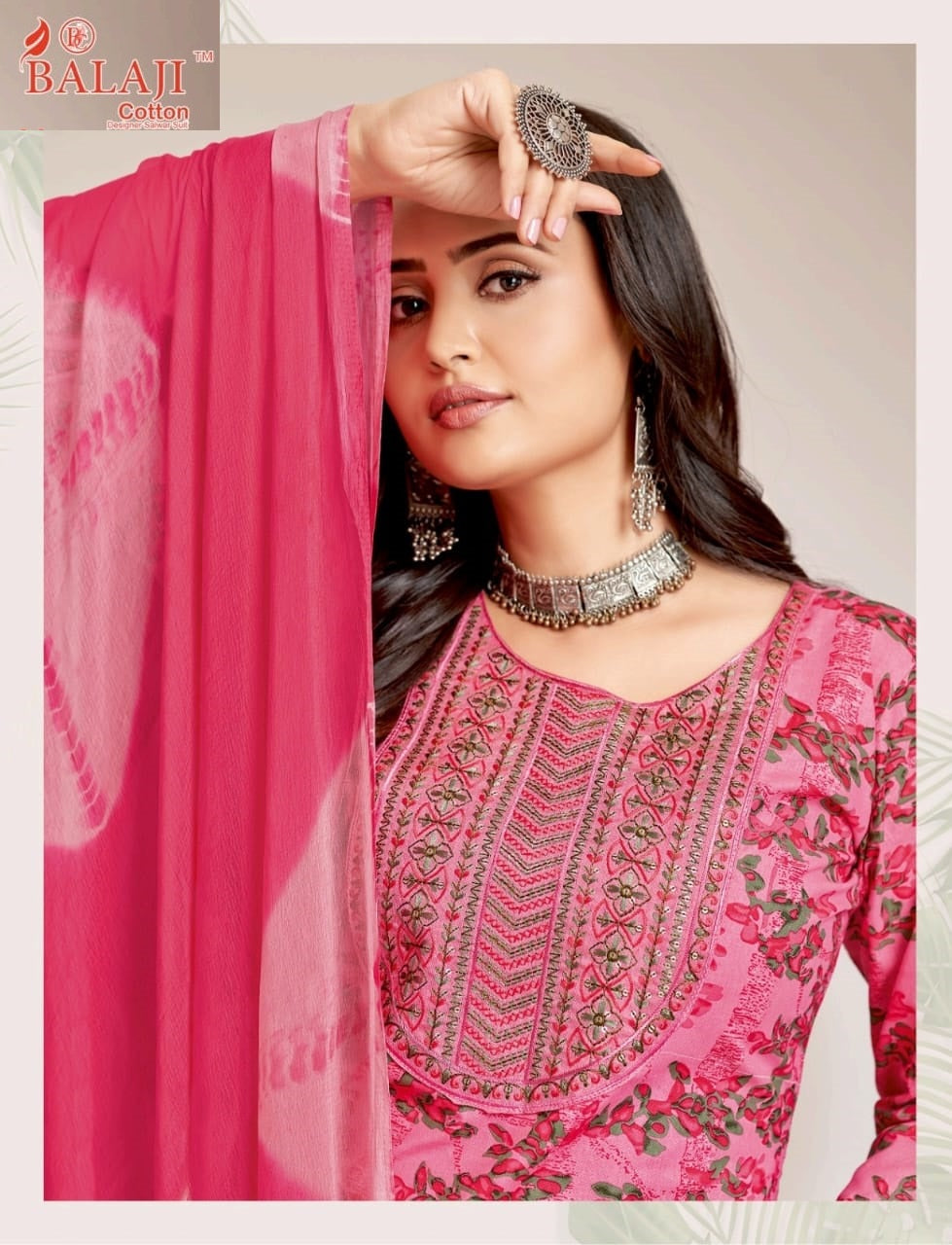 Naishaa Balaji Cotton Readymade Pant Style Suits Wholesaler Gujarat