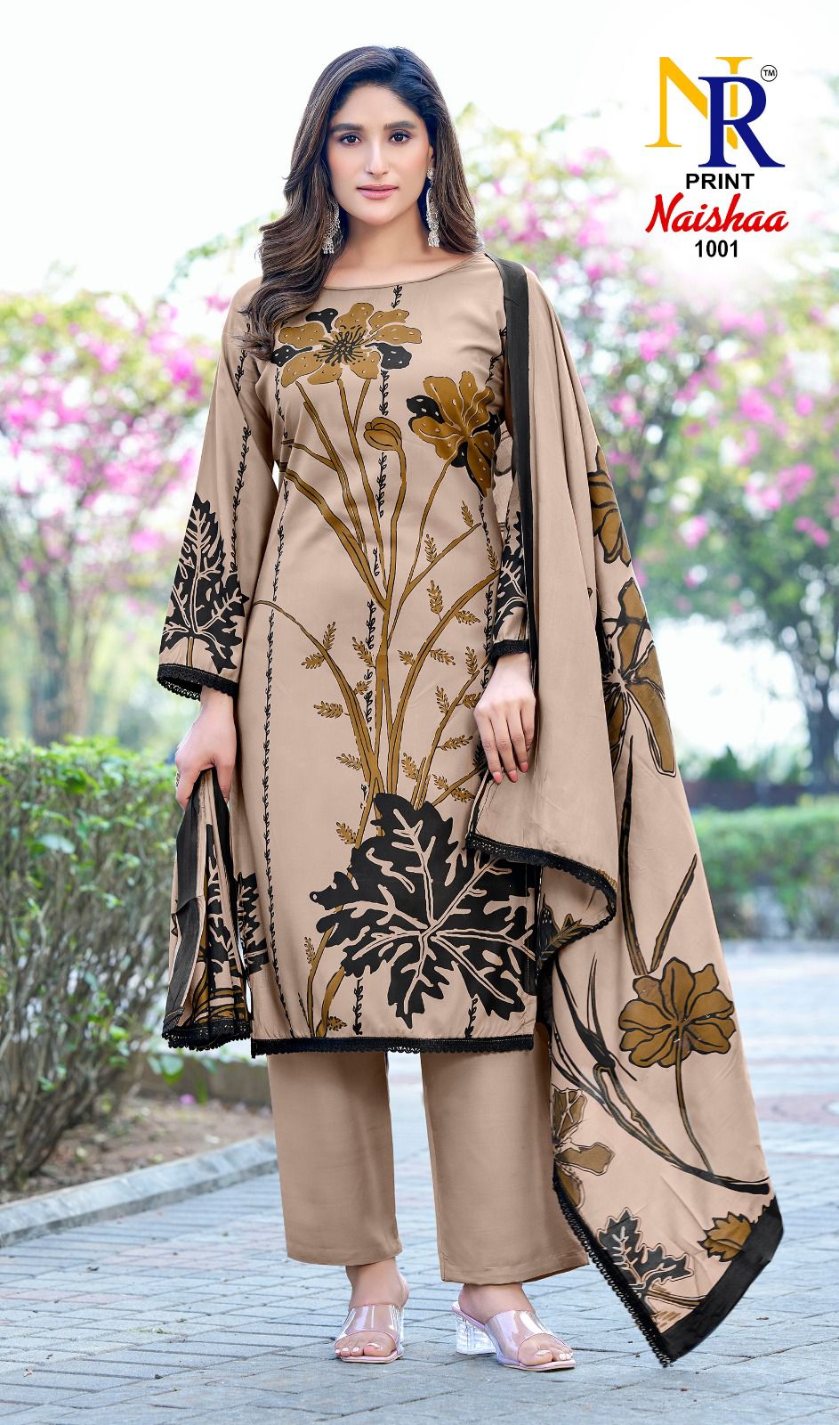 Naishaa Vol 1 Nr Print Rayon Salwar Suits Wholesaler Ahmedabad