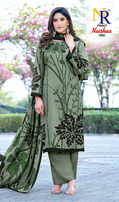 Naishaa Vol 1 Nr Print Rayon Salwar Suits Wholesaler Ahmedabad