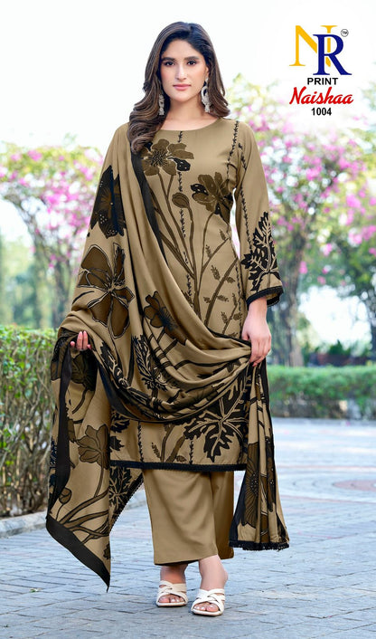 Naishaa Vol 1 Nr Print Rayon Salwar Suits Wholesaler Ahmedabad