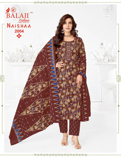 Naishaa Vol 2 Balaji Readymade Cotton Pant Suits Exporter Gujarat