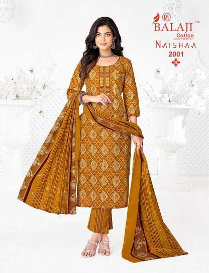Naishaa Vol 2 Balaji Readymade Cotton Pant Suits Exporter Gujarat