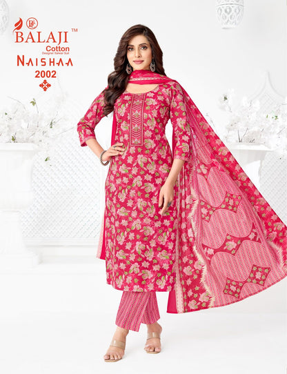 Naishaa Vol 2 Balaji Readymade Cotton Pant Suits Exporter Gujarat