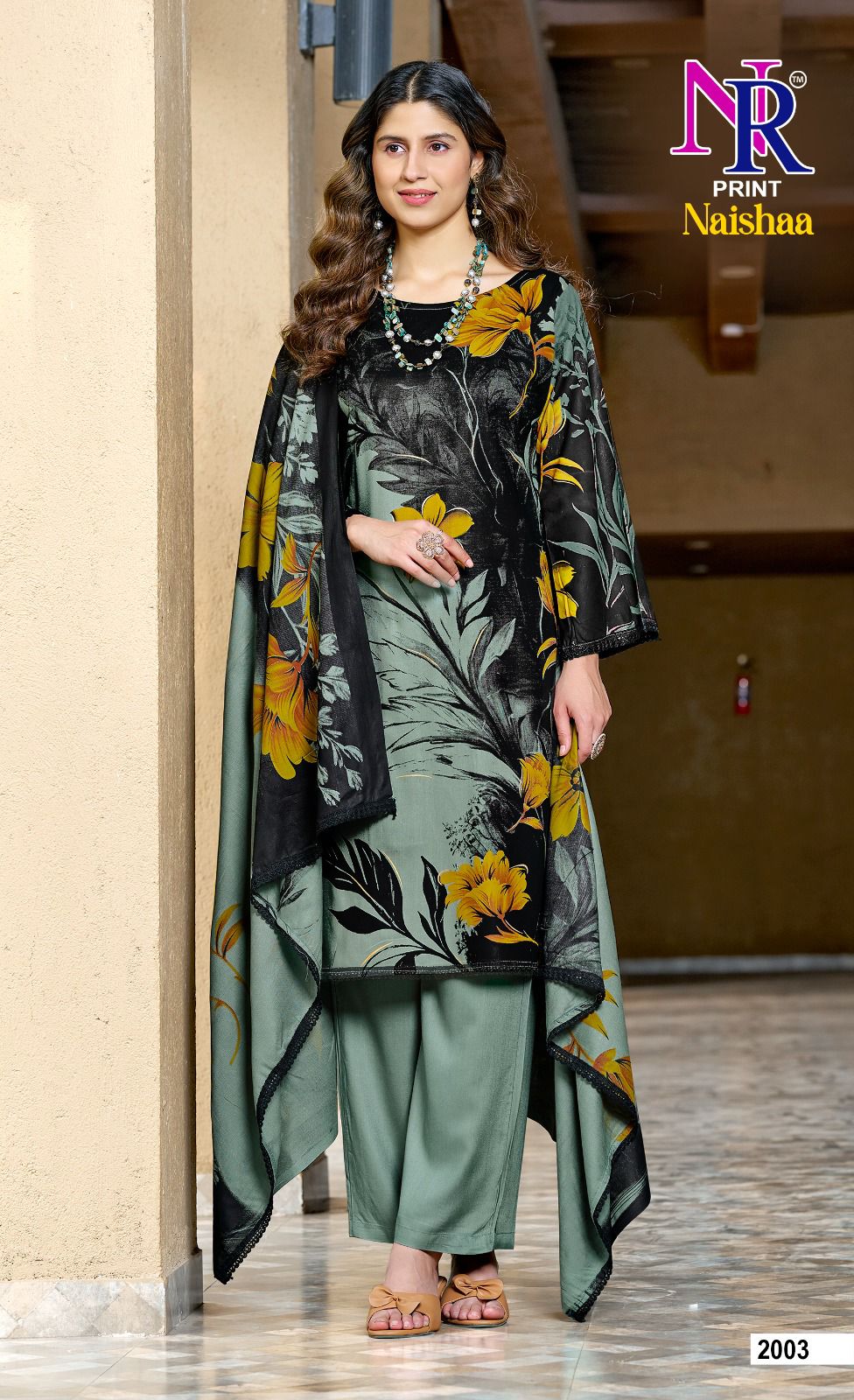 Naishaa Vol 2 Nr Print Rayon Pant Style Suits Manufacturer Ahmedabad