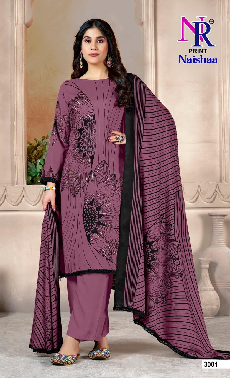 Naishaa Vol 3 Nr Print Rayon Pant Style Suits Manufacturer