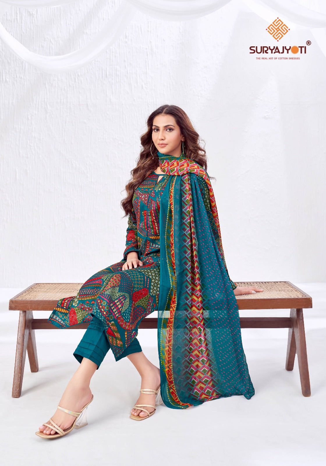 Naishaa Vol 48 Suryajyoti Jaam Satin Pant Style Suits Wholesaler India