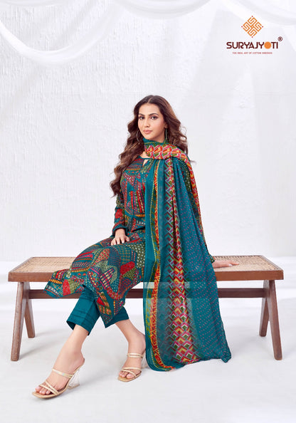 Naishaa Vol 48 Suryajyoti Jaam Satin Pant Style Suits Wholesaler India