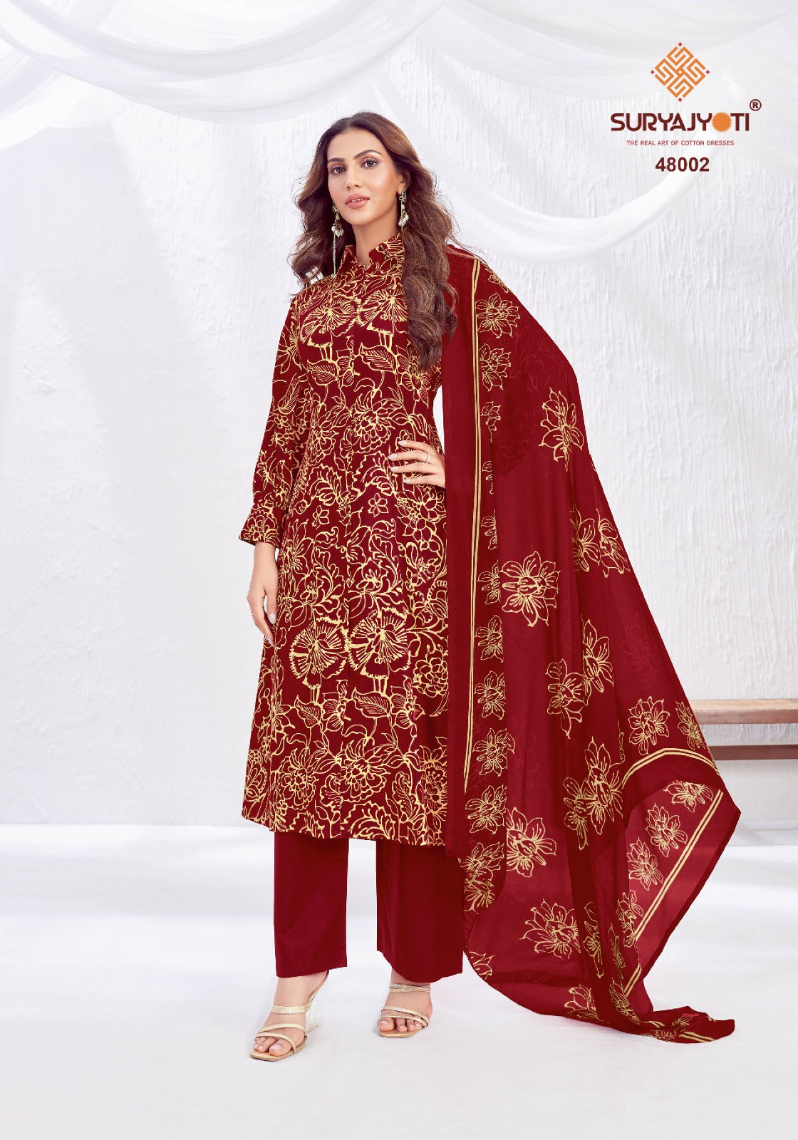 Naishaa Vol 48 Suryajyoti Jaam Satin Pant Style Suits Wholesaler India