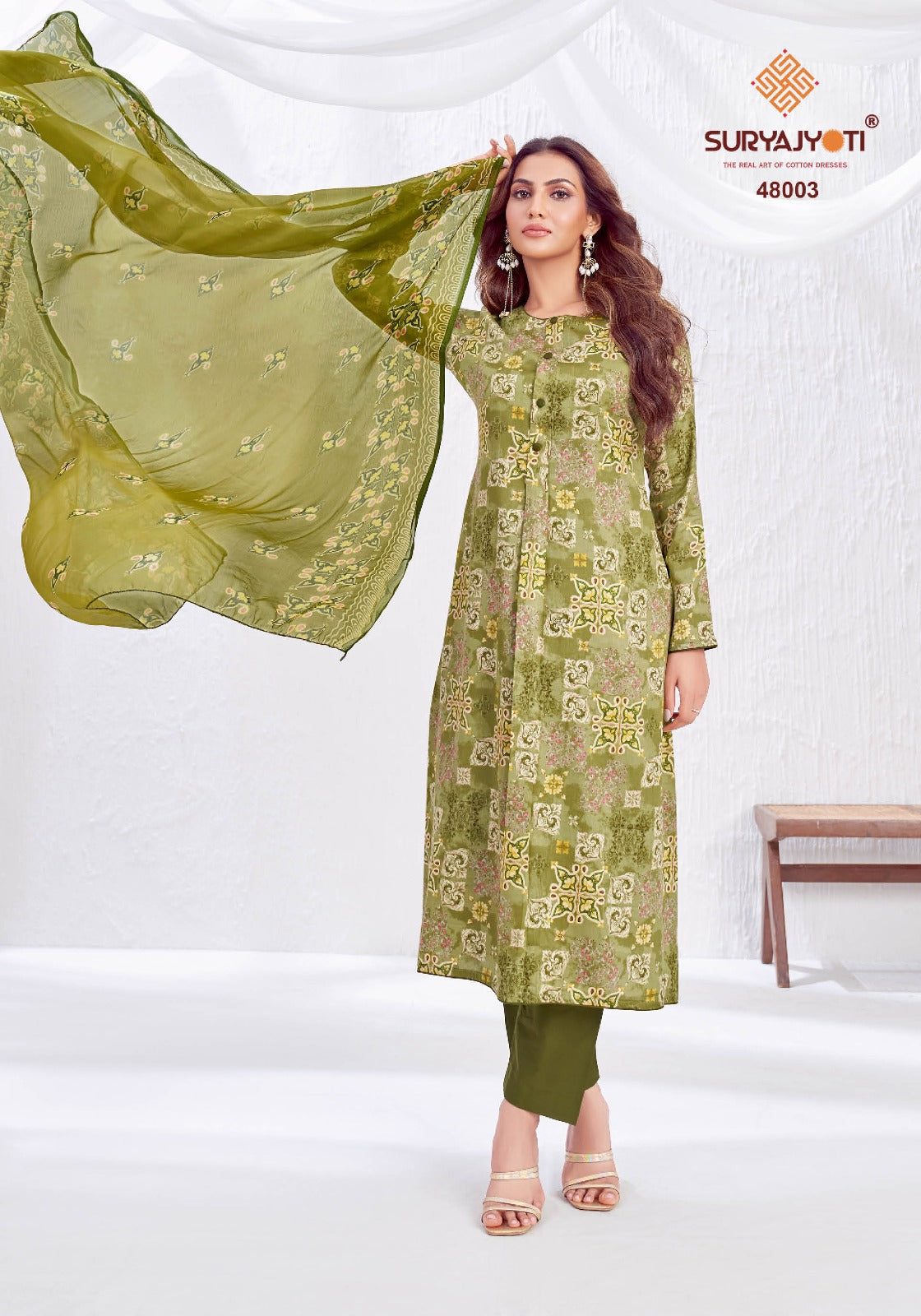 Naishaa Vol 48 Suryajyoti Jaam Satin Pant Style Suits Wholesaler India