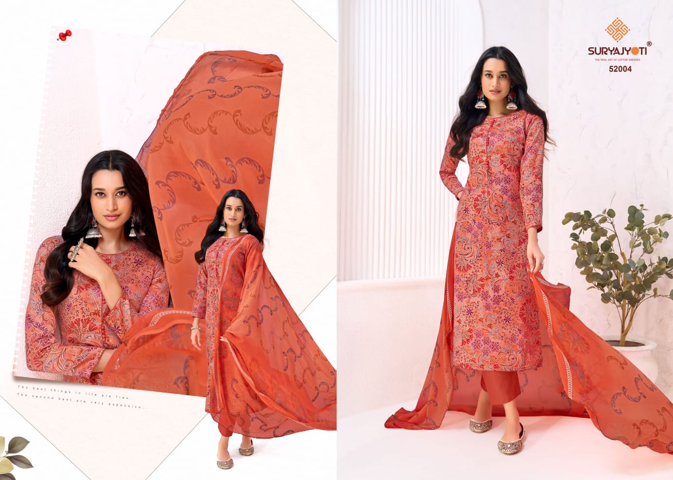 Naishaa Vol 52 Suryajyoti Jam Satin Pant Style Suits Manufacturer Gujarat