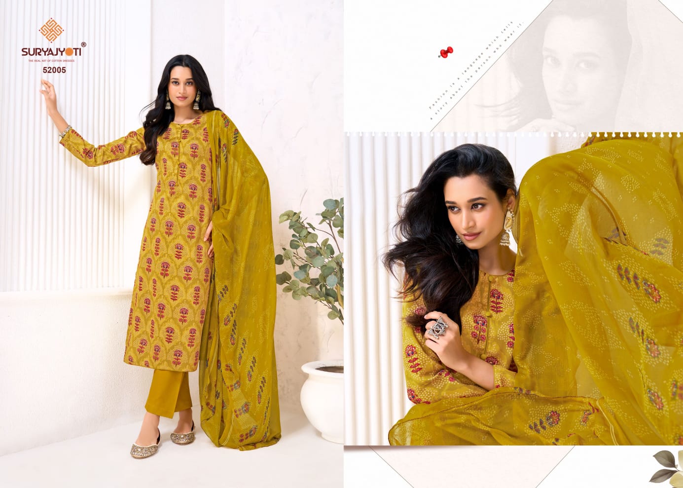 Naishaa Vol 52 Suryajyoti Jam Satin Pant Style Suits Manufacturer Gujarat