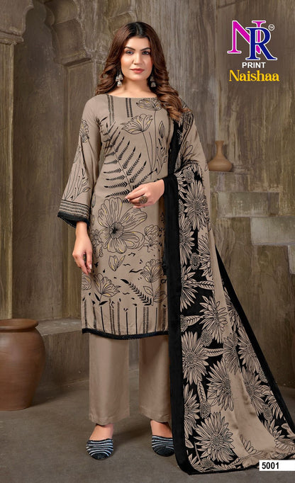 Naishaa Vol 5 Nr Print Rayon Pant Style Suits Wholesale Price