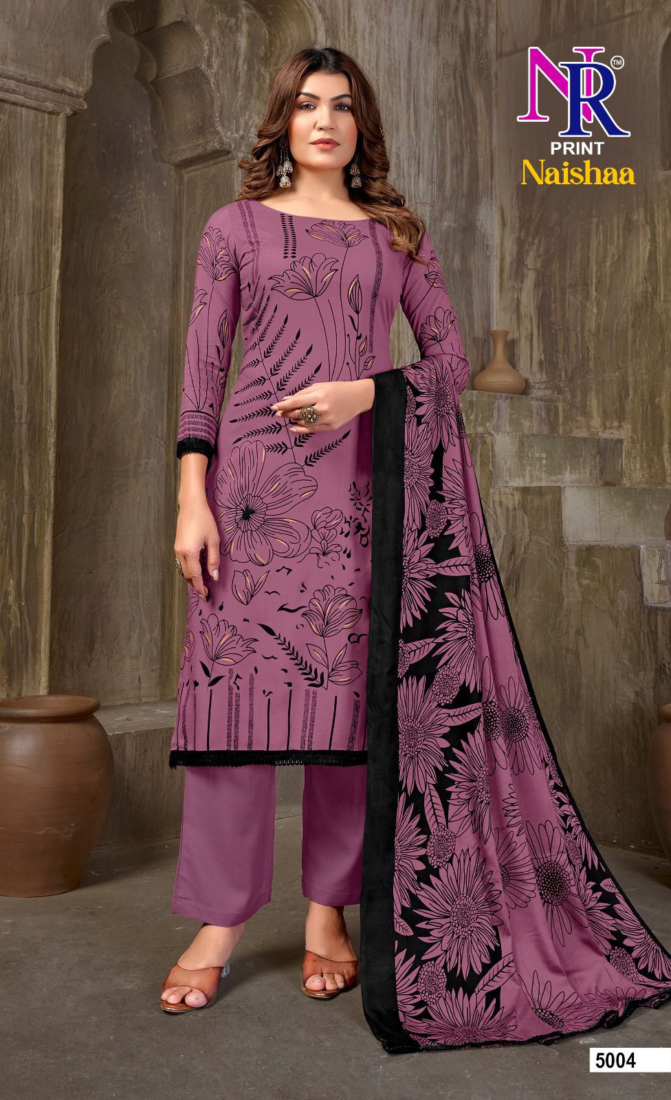 Naishaa Vol 5 Nr Print Rayon Pant Style Suits Wholesale Price