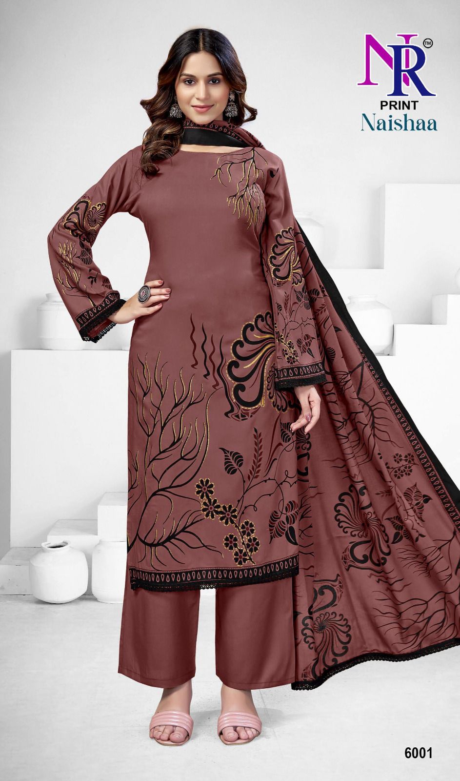 Naishaa Vol 6 Nr Print Rayon Pant Style Suits Supplier India