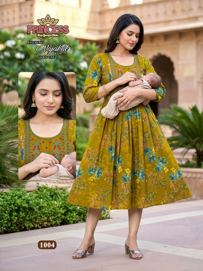 Najakat Vol 1 Princess Creation Vetican Feeding Kurtis Supplier Gujarat