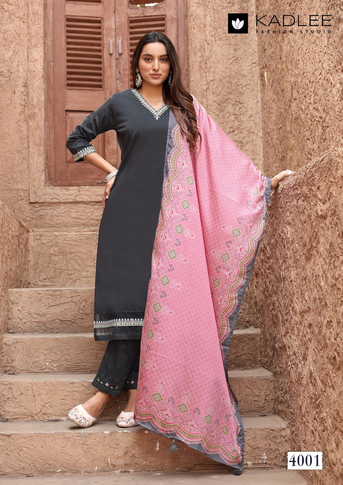 Nakashi Kadlee Cotton Readymade Pant Style Suits Supplier Ahmedabad