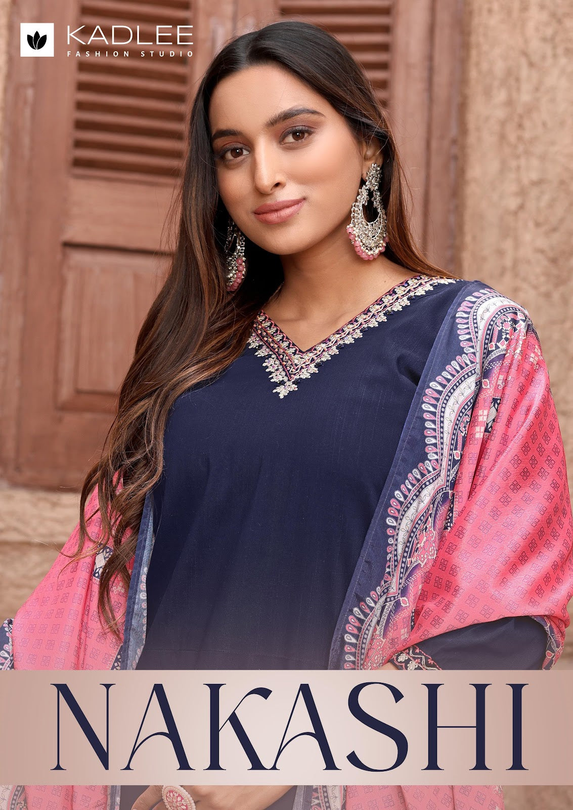 Nakashi Kadlee Cotton Readymade Pant Style Suits Supplier Ahmedabad