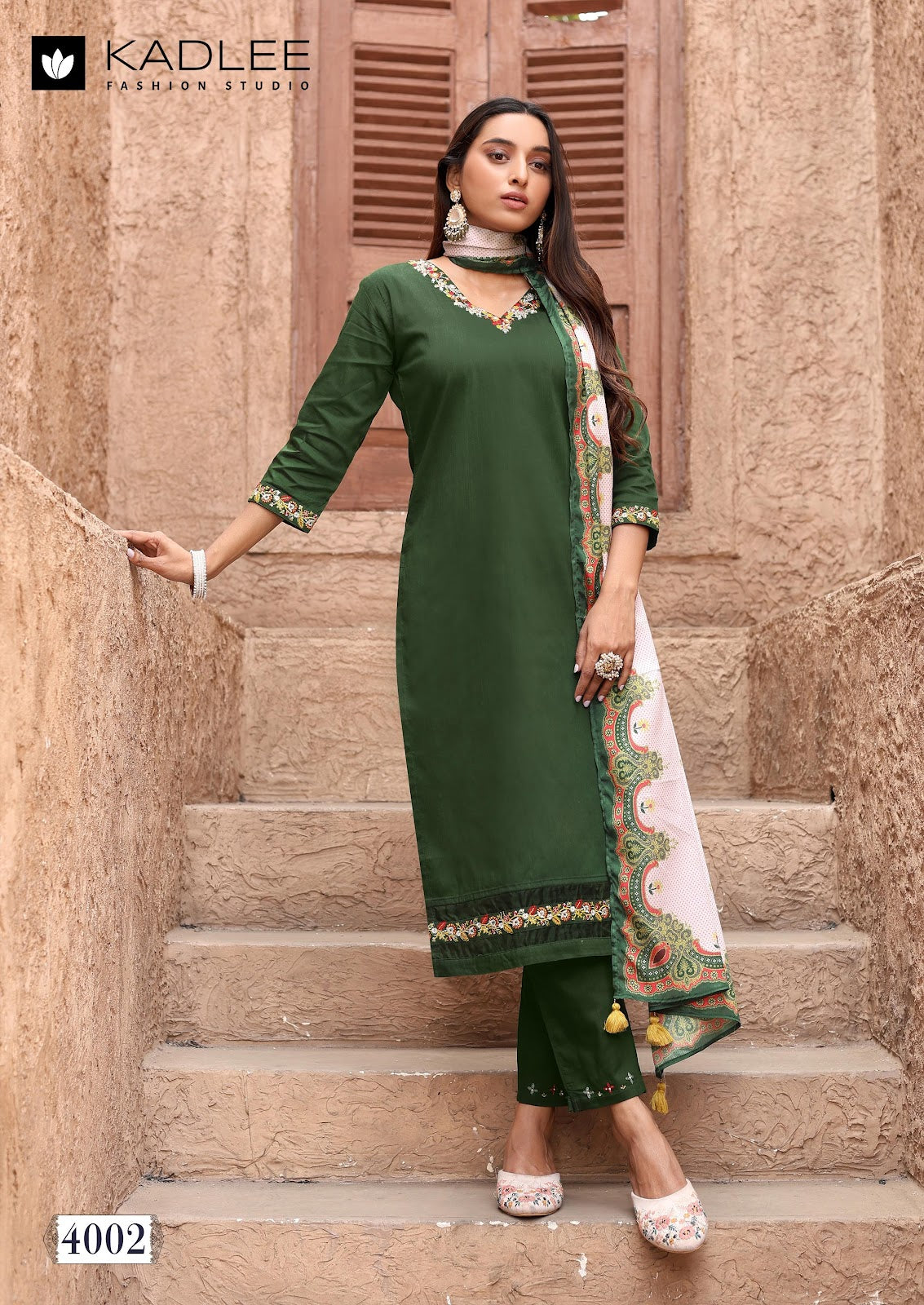 Nakashi Kadlee Cotton Readymade Pant Style Suits Supplier Ahmedabad