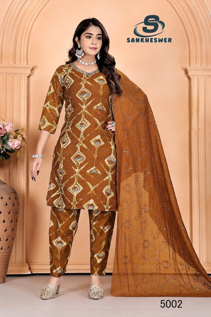 Nakhrali Vol 1 Sankheswer Vatican Readymade Pant Style Suits Wholesaler Gujarat