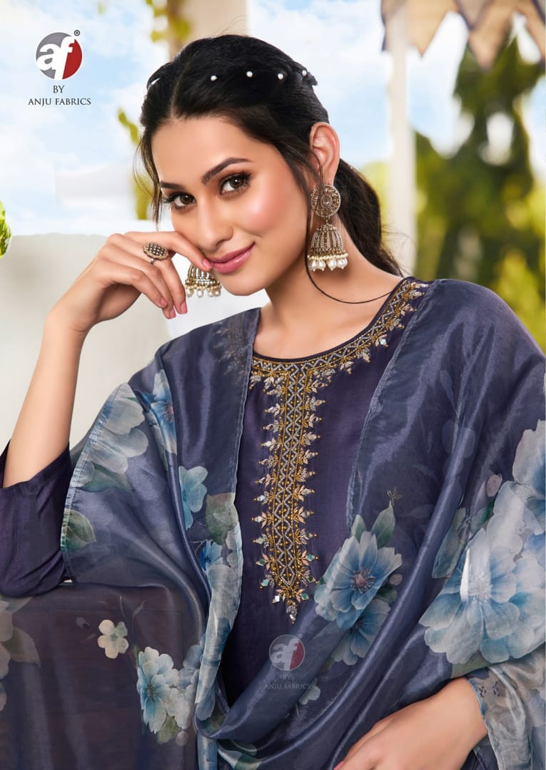 Nakhrali Vol 6 Af Modal Silk Readymade Pant Style Suits Wholesale Price