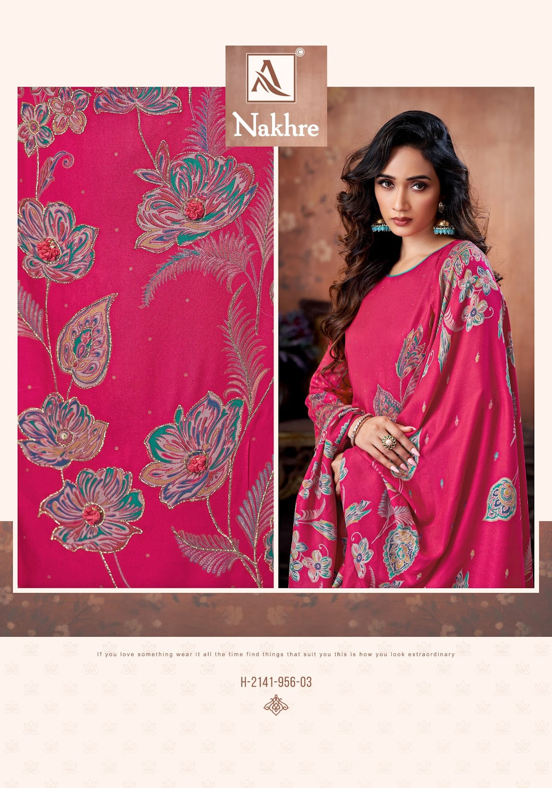 Nakhre Alok Pashmina Suits Supplier Ahmedabad