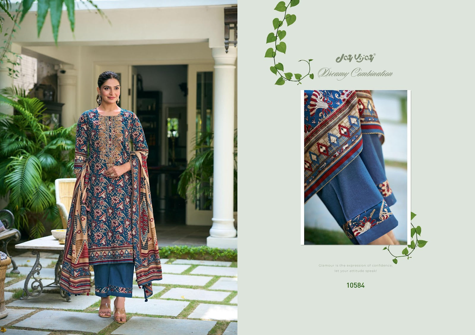 Nakhrey Jay Vijay Pant Style Suits Exporter Gujarat