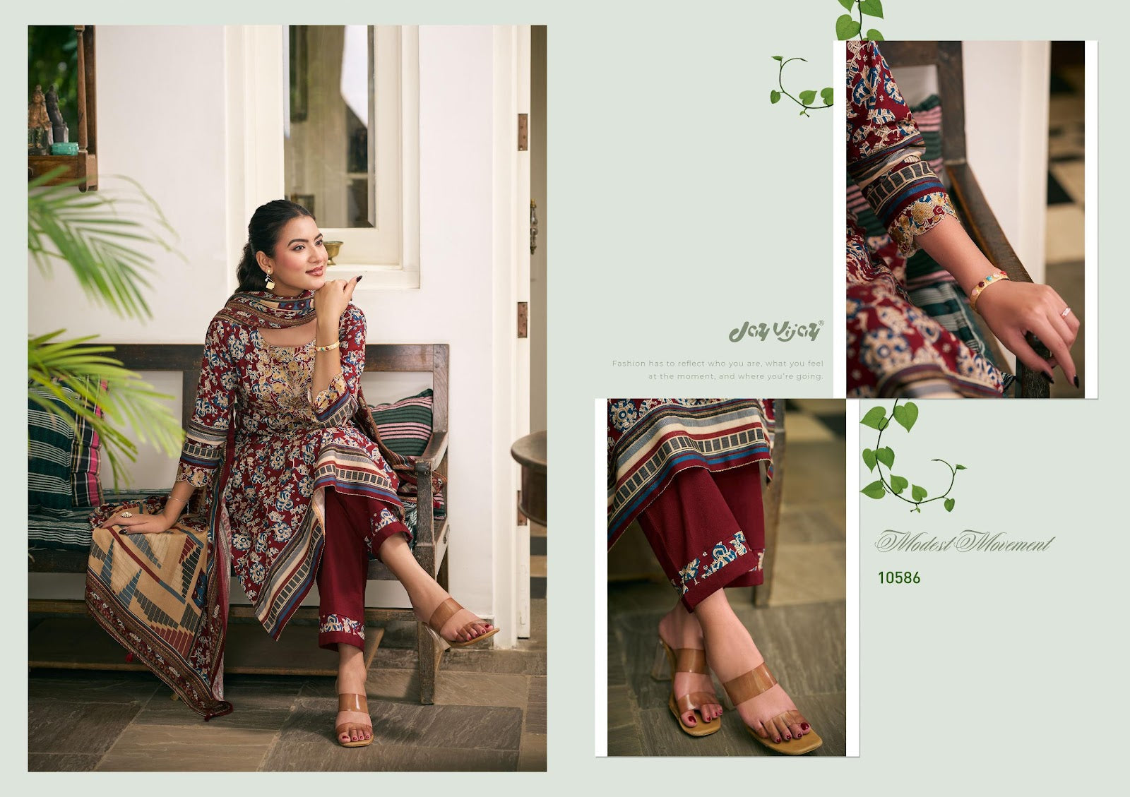 Nakhrey Jay Vijay Pant Style Suits Exporter Gujarat