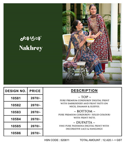 Nakhrey Jay Vijay Pant Style Suits Exporter Gujarat