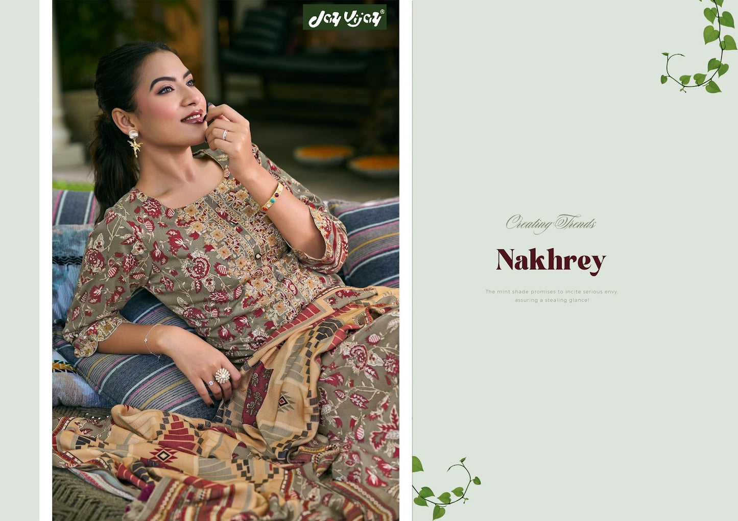 Nakhrey Jay Vijay Pant Style Suits Exporter Gujarat