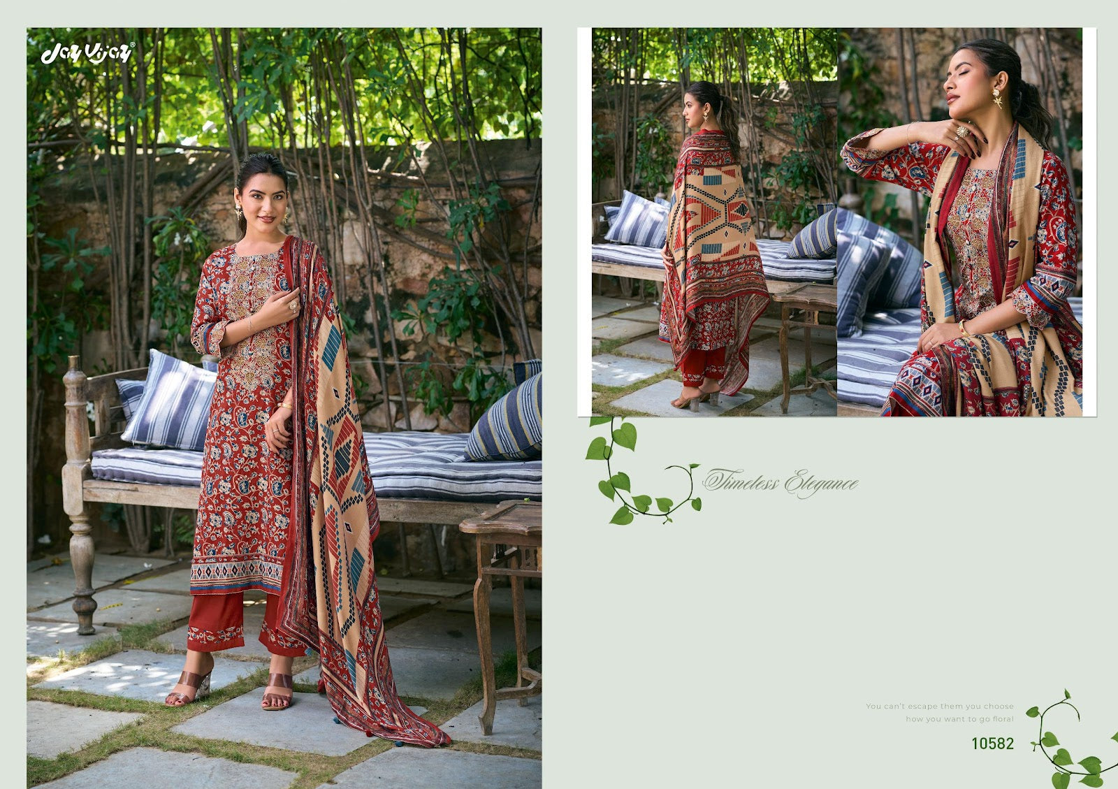Nakhrey Jay Vijay Pant Style Suits Exporter Gujarat