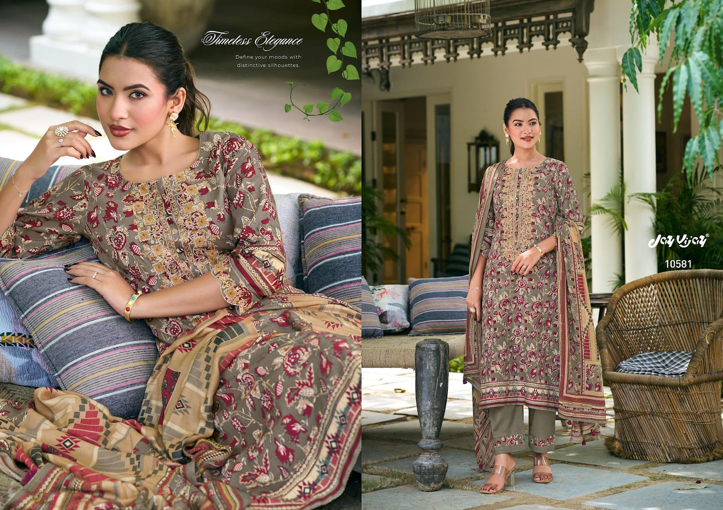 Nakhrey Jay Vijay Pant Style Suits Exporter Gujarat