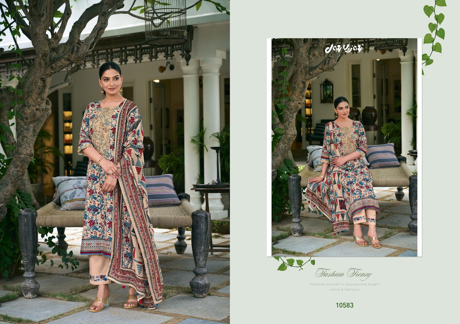 Nakhrey Jay Vijay Pant Style Suits Exporter Gujarat