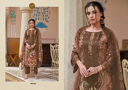 Nakkashi Belliza Designer Studio Cotton Karachi Salwar Suits Wholesale
