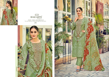 Naksh Riaz Art Cotton Cambric Karachi Salwar Suits Exporter