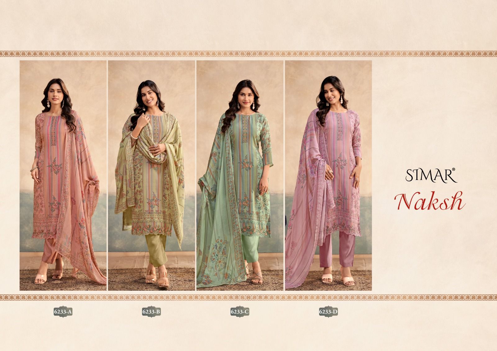 Naksh Simar Mal Pant Style Suits Exporter Ahmedabad