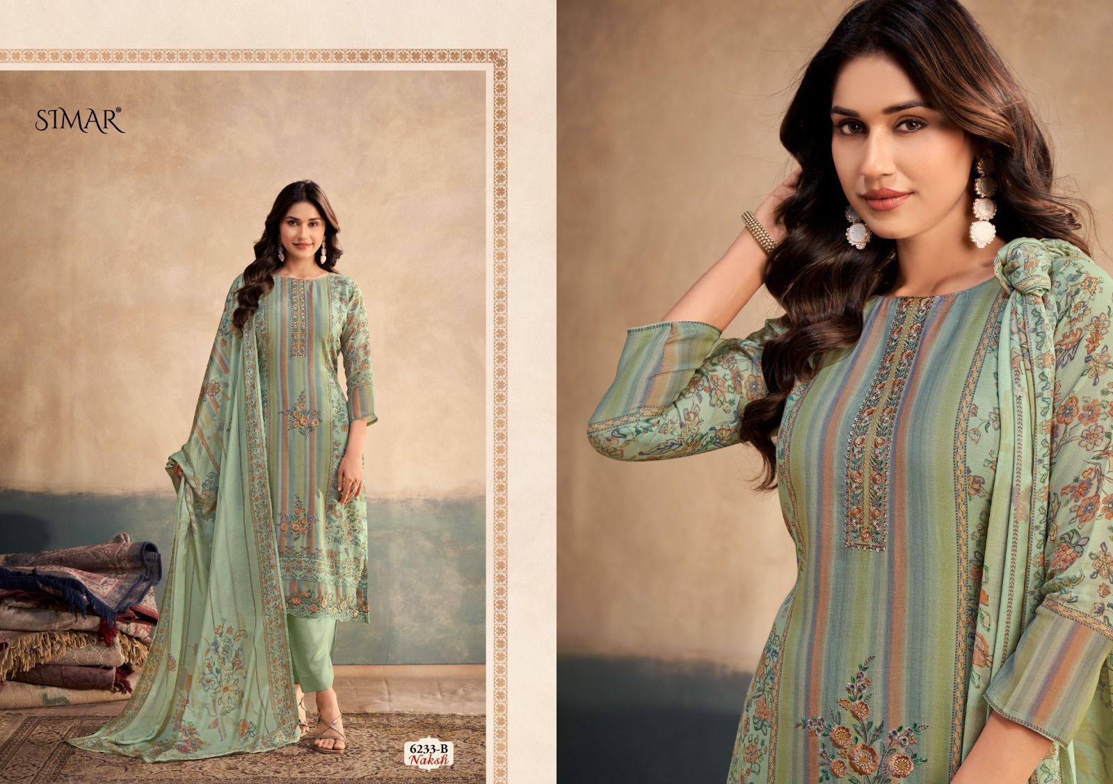 Naksh Simar Mal Pant Style Suits Exporter Ahmedabad