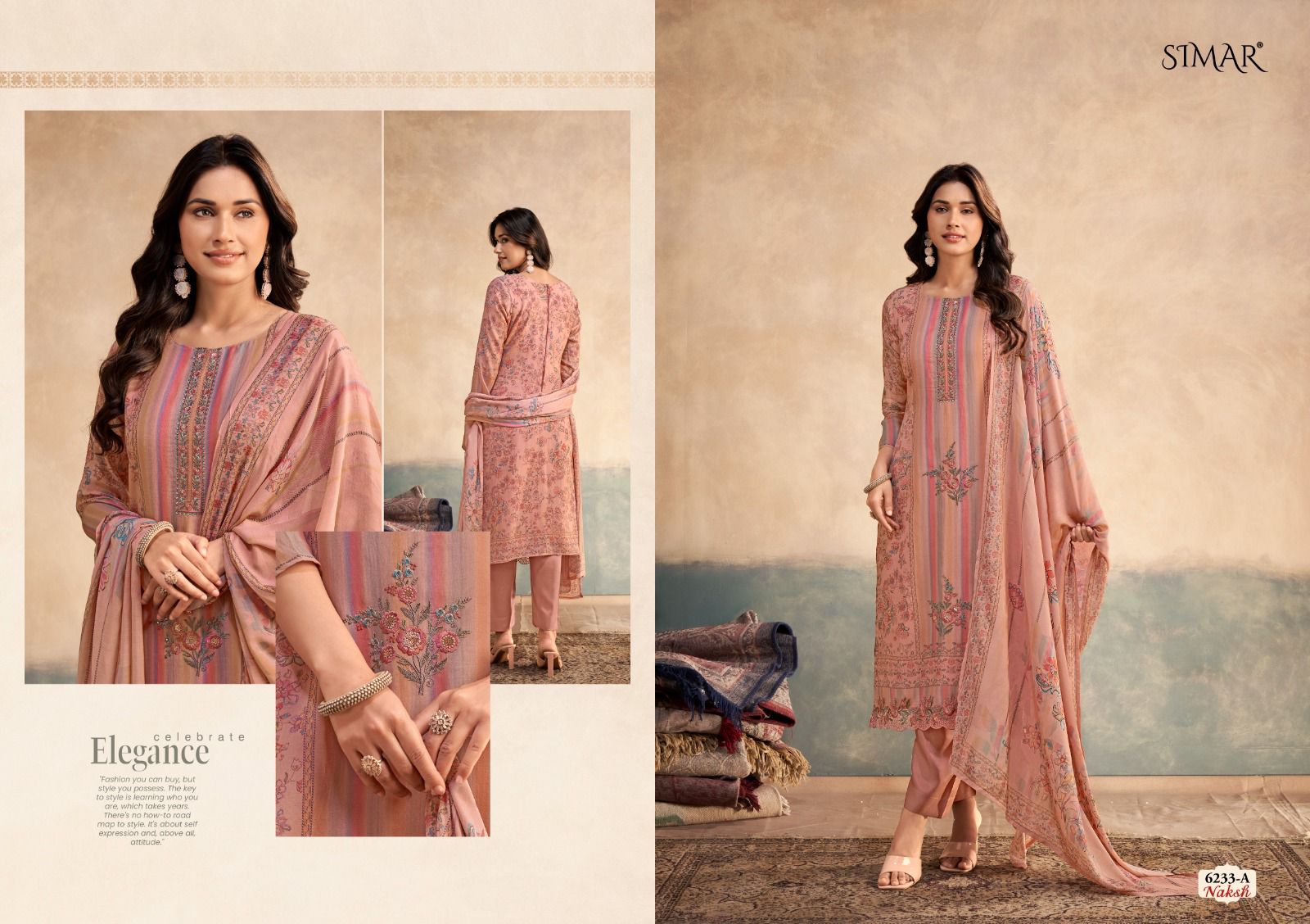 Naksh Simar Mal Pant Style Suits Exporter Ahmedabad