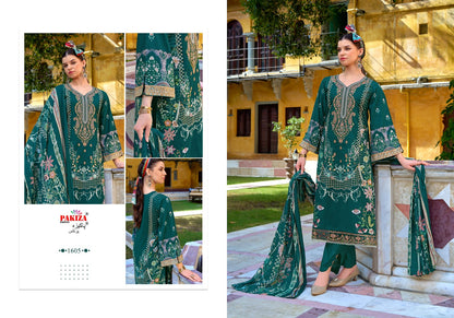 Naksh Vol 16 Pakiza Prints Lawn Cotton Karachi Salwar Suits Supplier Gujarat