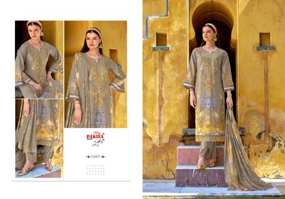 Naksh Vol 16 Pakiza Prints Lawn Cotton Karachi Salwar Suits Supplier Gujarat